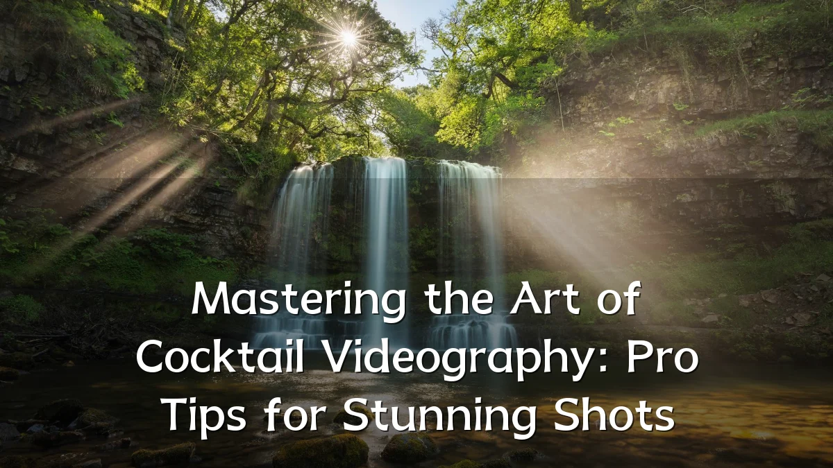 Mastering the Art of Cocktail Videography: Pro Tips for Stunning Shots