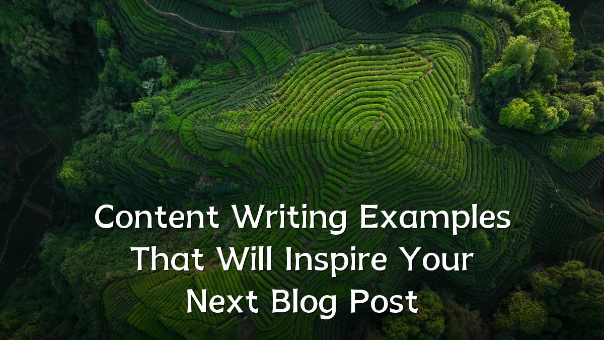 Content Writing Examples That Will Inspire Your Next Blog Post