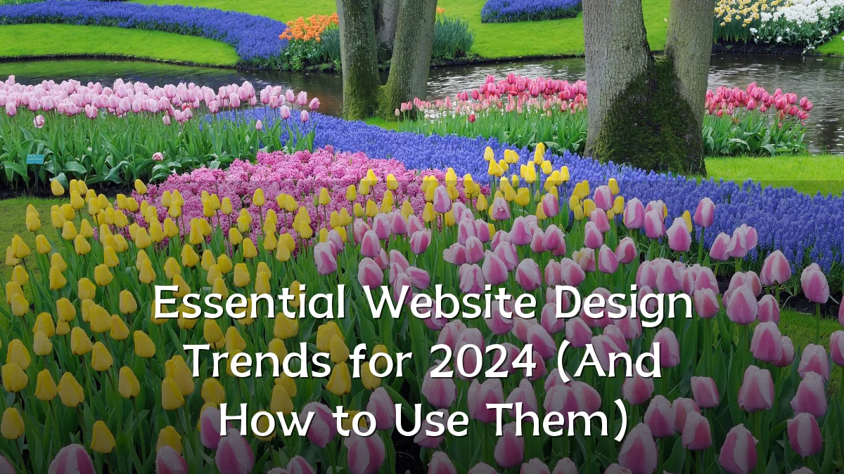 Essential Website Design Trends for 2024 (And How to Use Them)