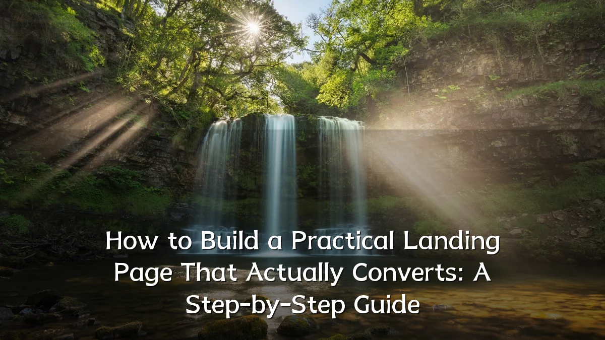 How to Build a Practical Landing Page That Actually Converts: A Step-by-Step Guide