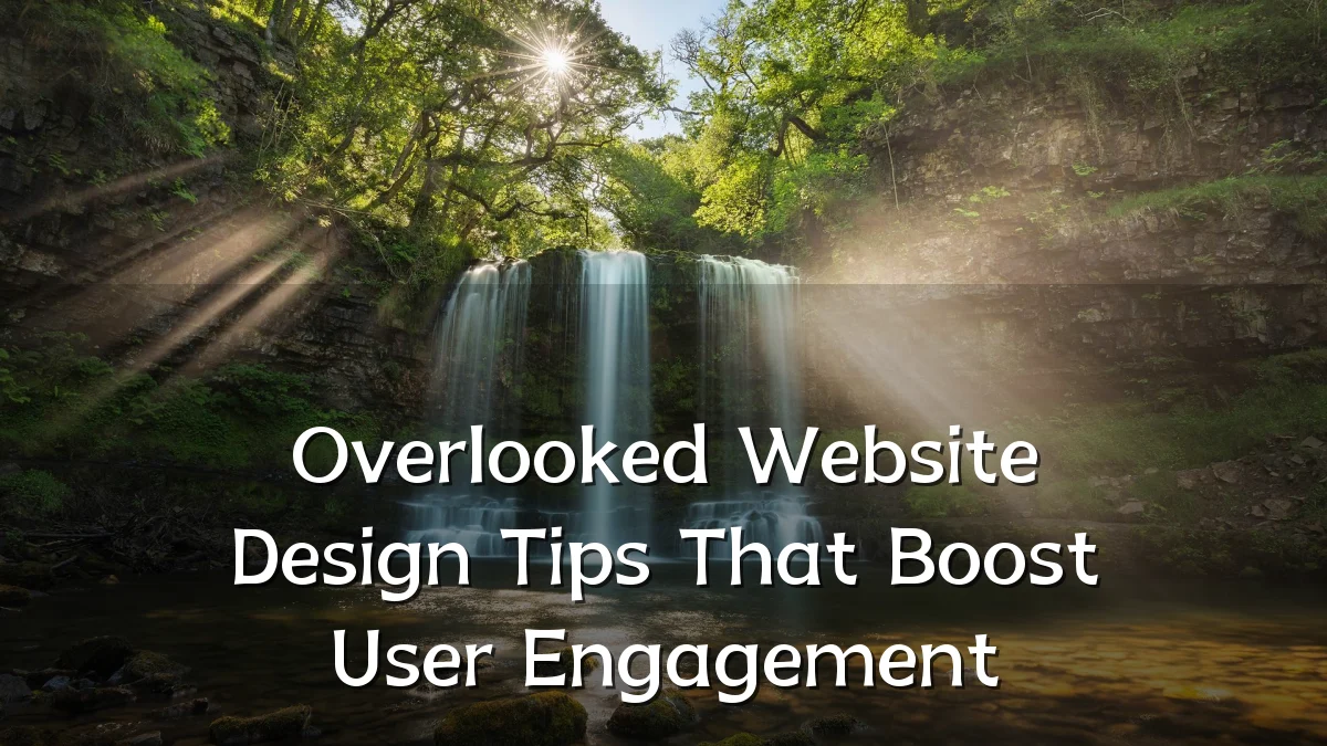 Overlooked Website Design Tips That Boost User Engagement