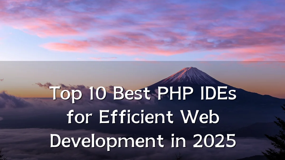 Top 10 Best PHP IDEs for Efficient Web Development in 2025