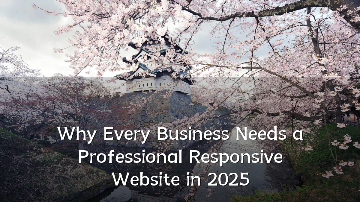 Why Every Business Needs a Professional Responsive Website in 2025