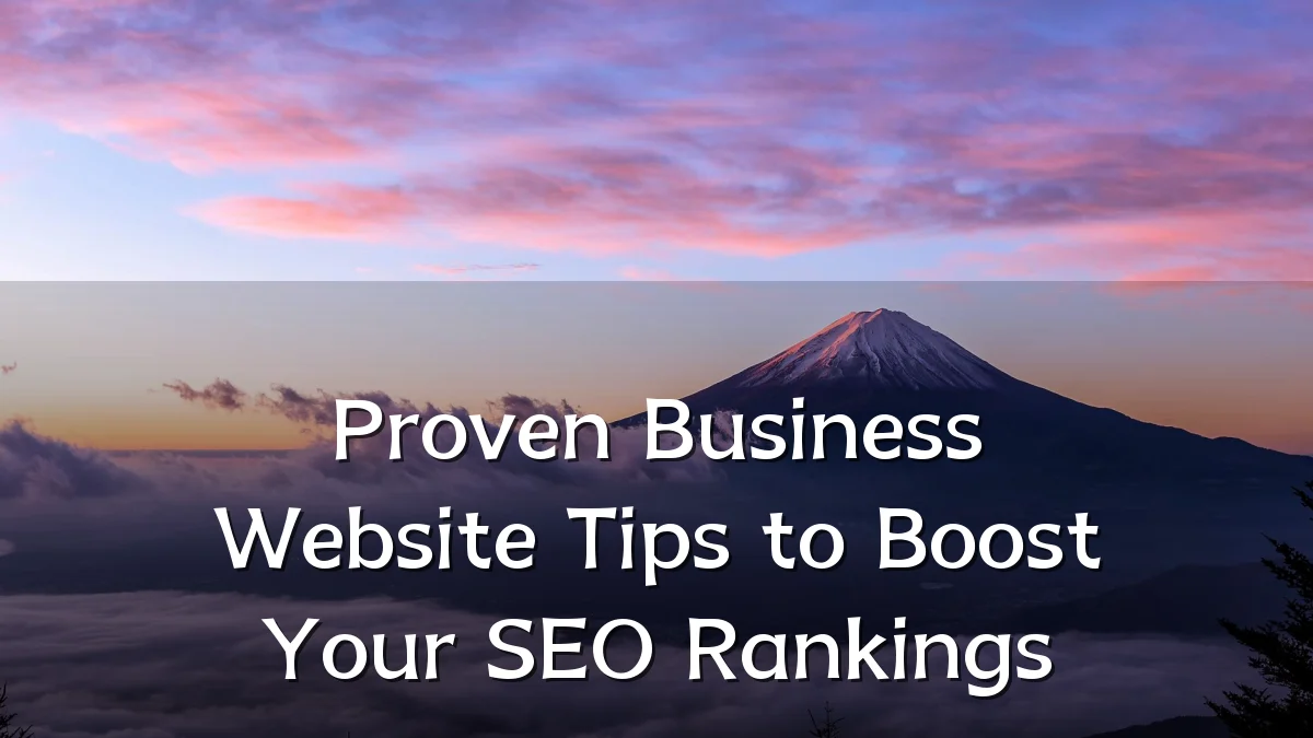 Proven Business Website Tips to Boost Your SEO Rankings